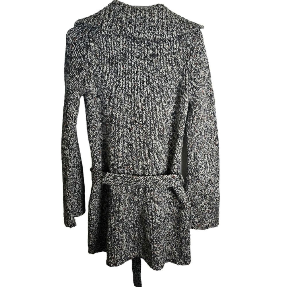 Express Sweater Jacket Wool Blend size Medium has Sparkle‎ Heather Gray - Picture 5 of 5